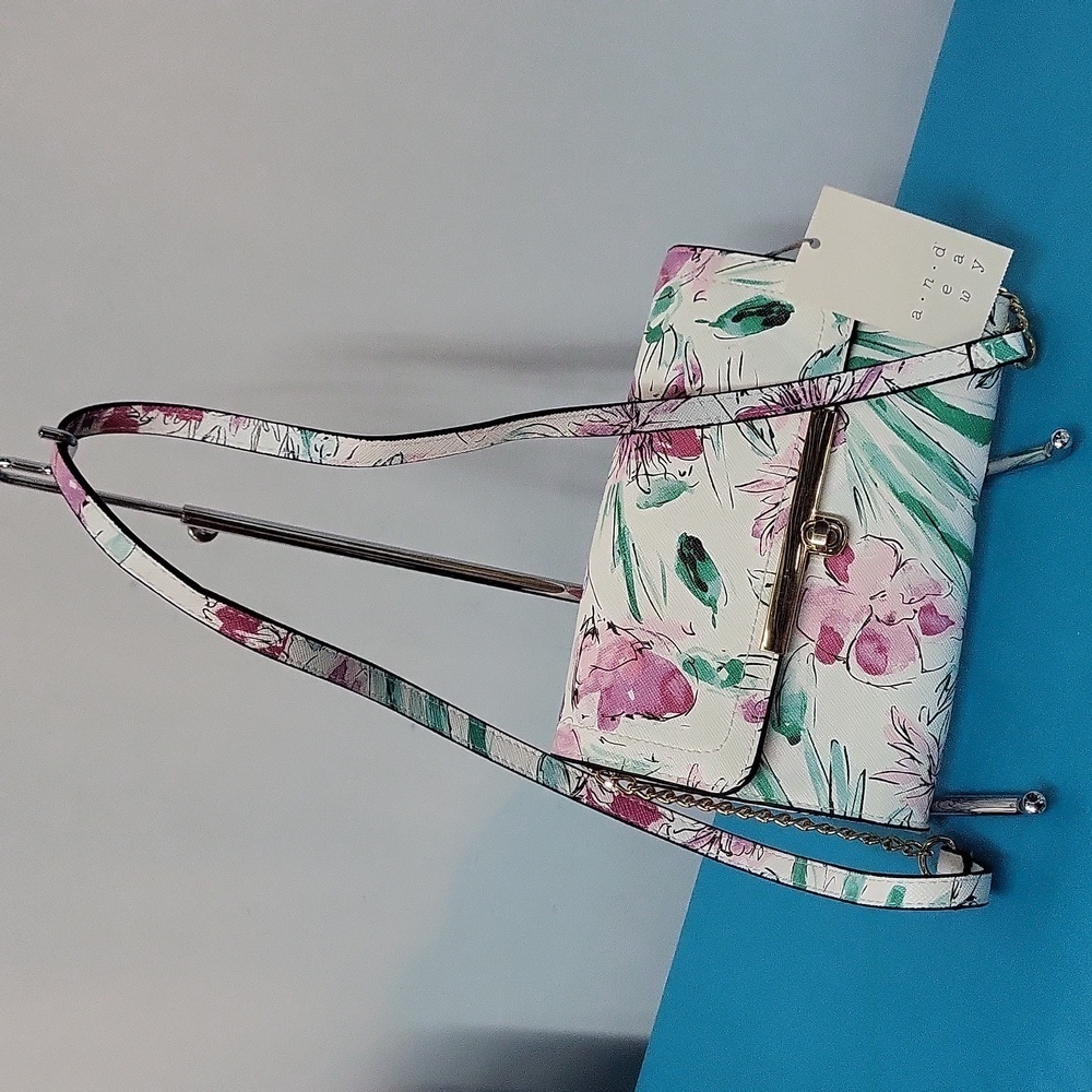 NWT A New Day Floral Crossbody Bag